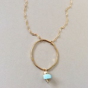 New Handcrafted Necklace +Anthropologie candle